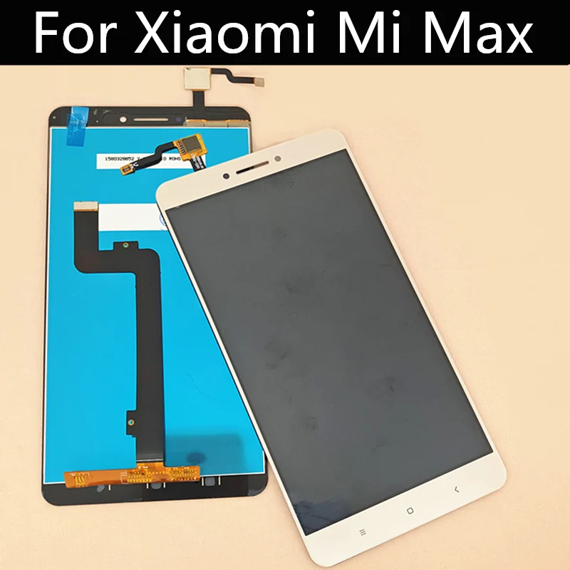 ЖК дисплей 6 44 дюйма для Xiaomi Mi Max + дигитайзер сенсорного экрана стеклянный