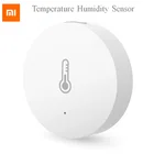 Датчик влажности и температуры Xiaomi mijia, умный сенсор для контроля климата в помещении, соединение Zigbee, управление с помощью приложения Mihome, 2019