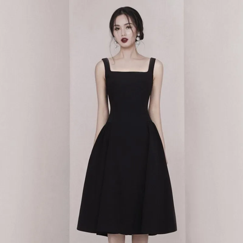 

ZAWFL Vintage Holiday Bohemian Dress Women Sexy Ruffles Patch Shoulder Strapless Camis Vestido High Waist Hip A Line Robe
