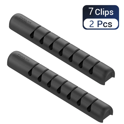 Органайзер для кабеля KUULAA, настольный силиконовый держатель для кабелей USB, для мыши, наушников, проводов