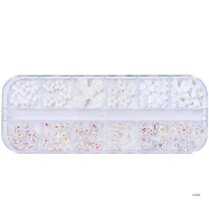 

Бант бабочка цветок бусины для ногтей искусственные ногти блестящие наклейки для ногтей белые блестящие наклейки для ногтей искусственная...