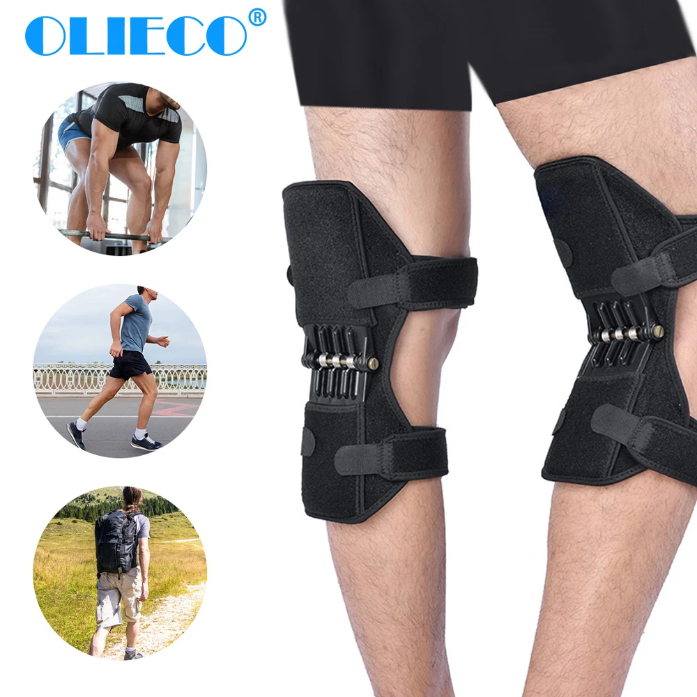 Защитный усилитель для коленного сустава OLIECO пружинный мощности подъемник
