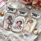 Kawaii Ангел Кукла буквы бирки наклейки нежелательный журнал дневник планировщик для скрапбукинга декоративные наклейки DIY ремесло фотоальбомы