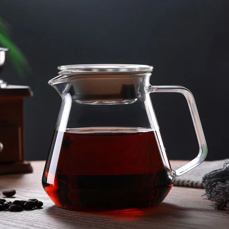 Кофеварка Pour Over из боросиликатного стекла взрывозащищенный кофе эспрессо