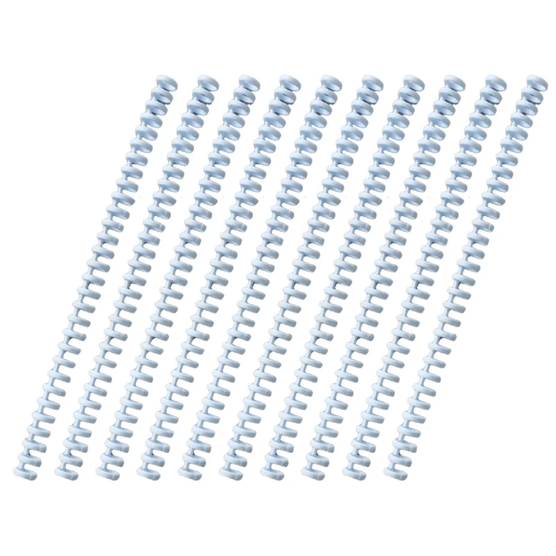 

10 шт., спиральные бумажные кольца-кольца с 30 отверстиями