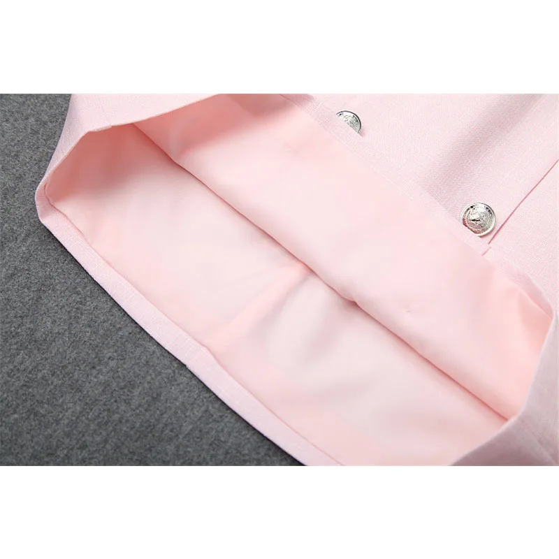 

2019 New Designer Autumn Winter Suit Women's Elegant Lady Notched Blazer and Skirt Set Office Two Piece Outfits