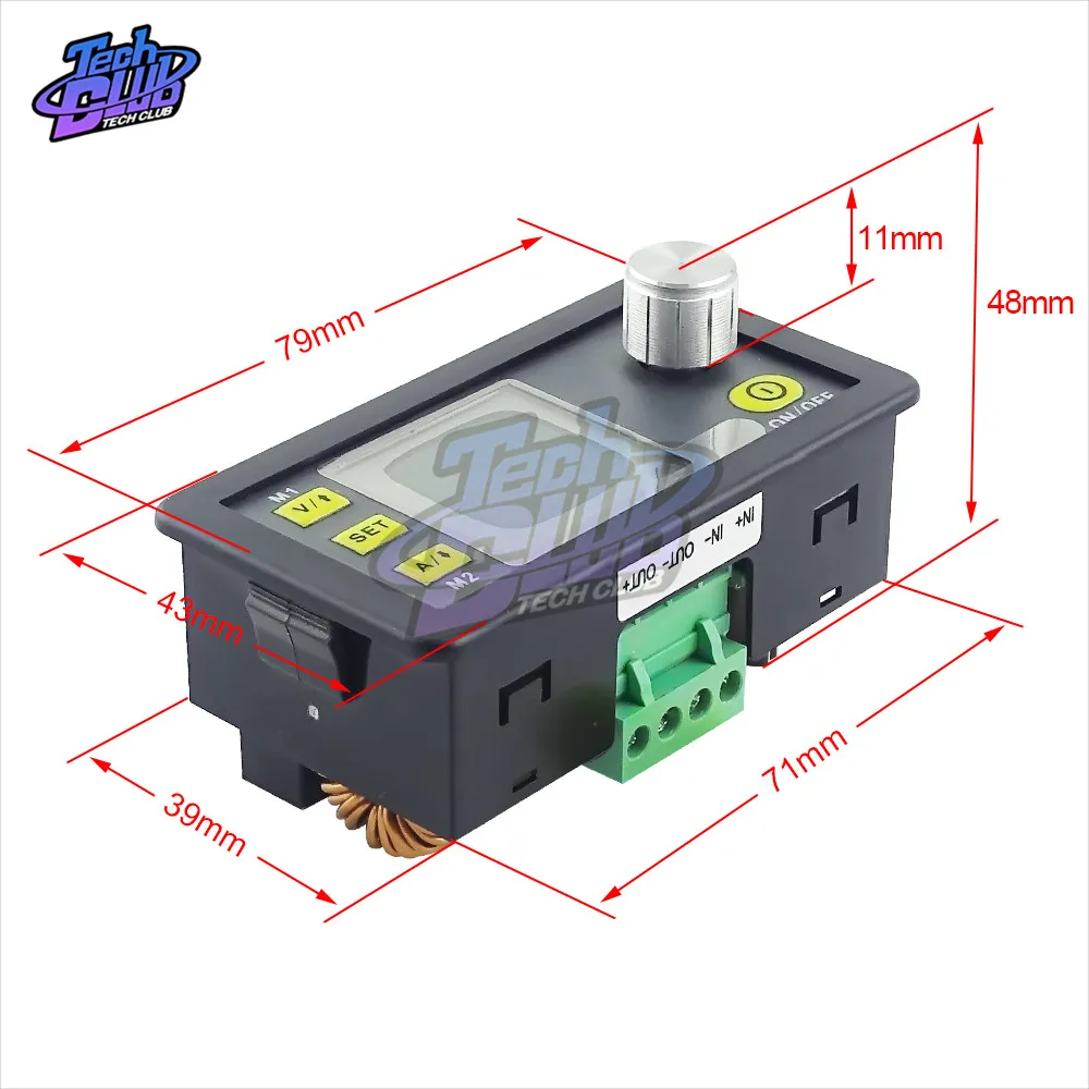 Программируемый понижающий модуль питания DPS5005 постоянный ток напряжения DC-DC