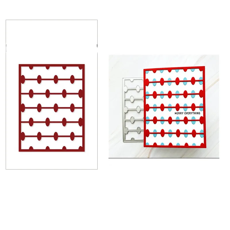 

Rectangular Formula Metal Cutting Dies For Diary Scrapbooking Maker Photo Album Template Handmade 2021 New No Clear Stamps