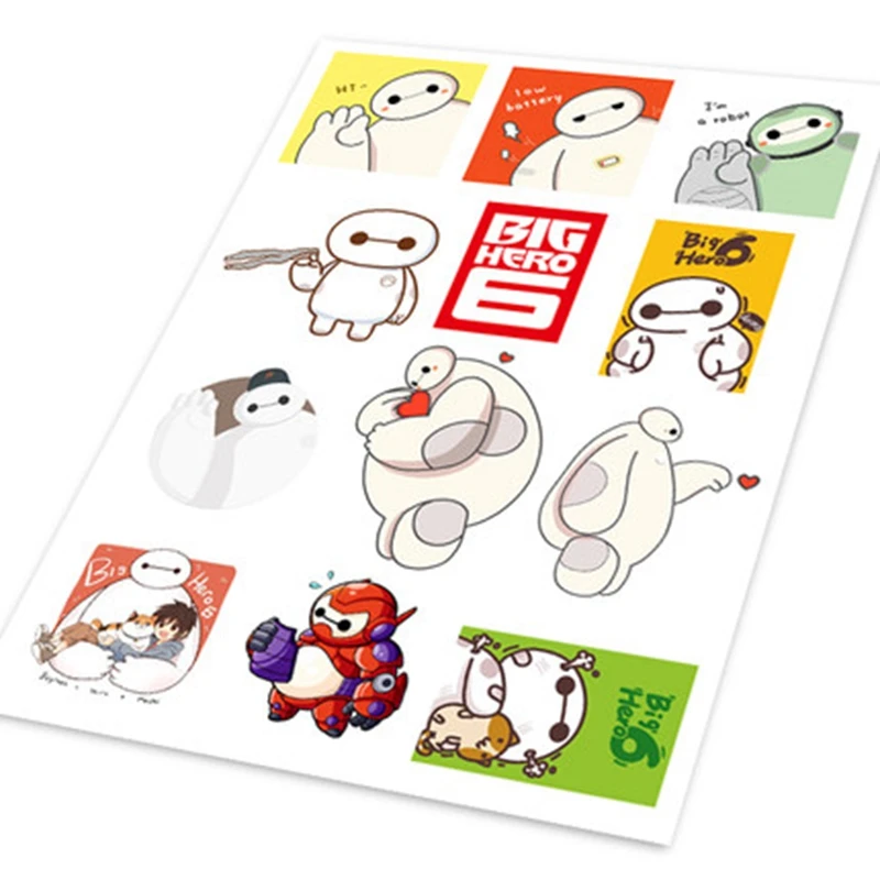 Автомобильные наклейки Noizzy Big Hero 6 Baymax Мультяшные аниме на | Наклейки на автомобиль -4000228534091