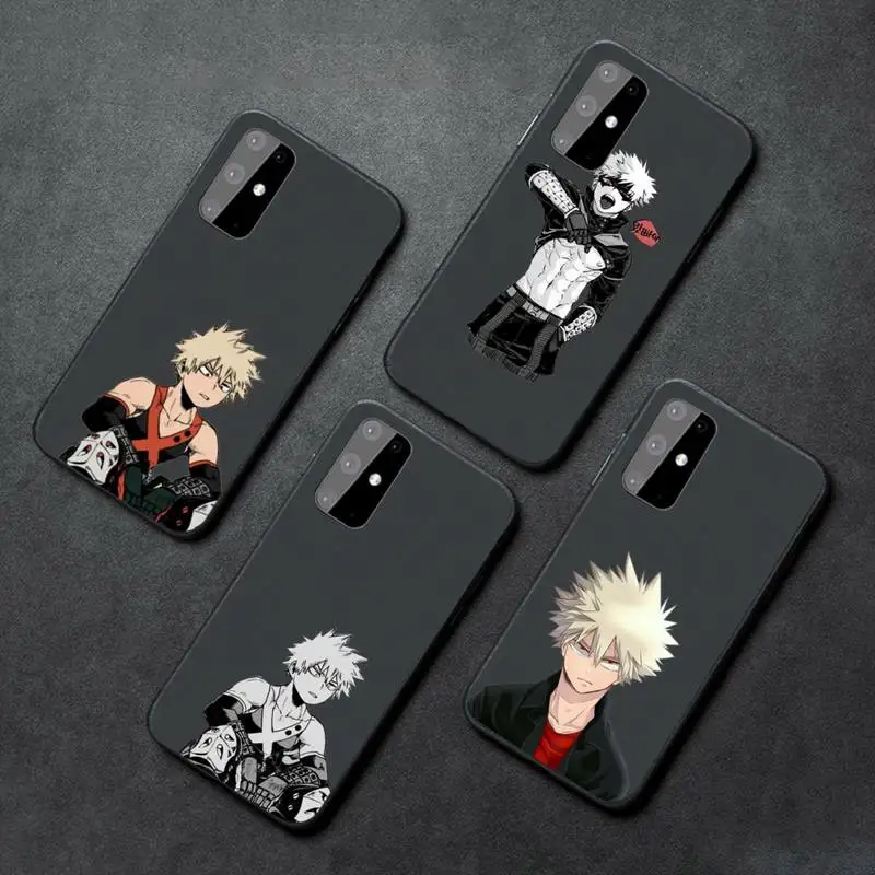 

Anime My Hero Academia deku bakugou Boku no Phone Case For Samsung galaxy S 7 8 9 10 20 edge A 6 10 20 30 50 51 70 note 10 plus