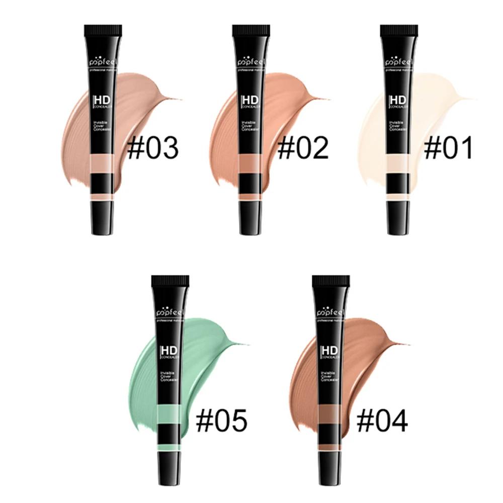 5 Colors Long-lasting Liquid Concealer Face Cream Waterproof Color Corrector Make Up Perfect Full Cover Dropshipping |