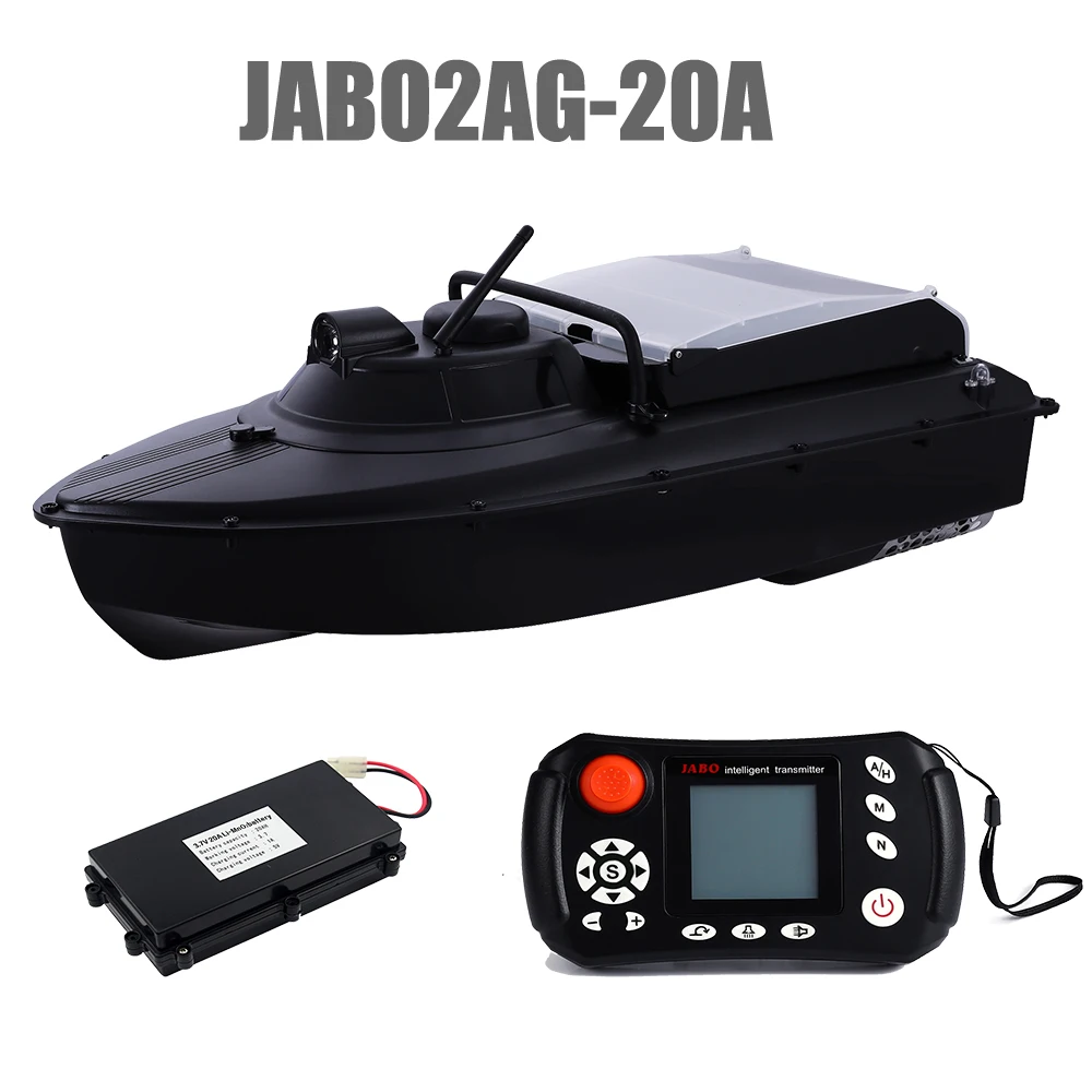 JABO2AG-20A со склада в РФ GPS Автоматическая навигация лодки для доставки прикорма и