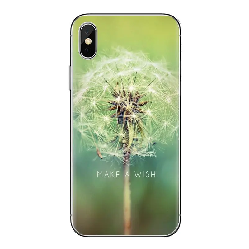Make A Wish Dandelion dream Art TPU Bag Case For Huawei P Smart Y6 P8 P9 P10 Plus Nova P20 Lite Pro Mini 2017 SLA-L02 SLA-L22 2i |