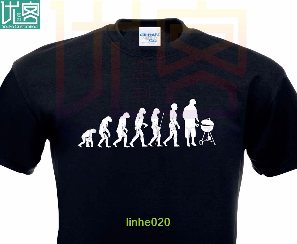 

2018 Summer Style Customize A Shirtgrillmeister Kugelgrill Grill BBQ Hot Sale Evolution Tee Shirt Custom