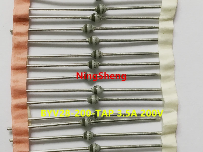 

Оригинальный новый 100% BYV27-200-TAP 2A 200V BYV28-200-TAP 3.5A 200V BYV27-200 BYV28-200