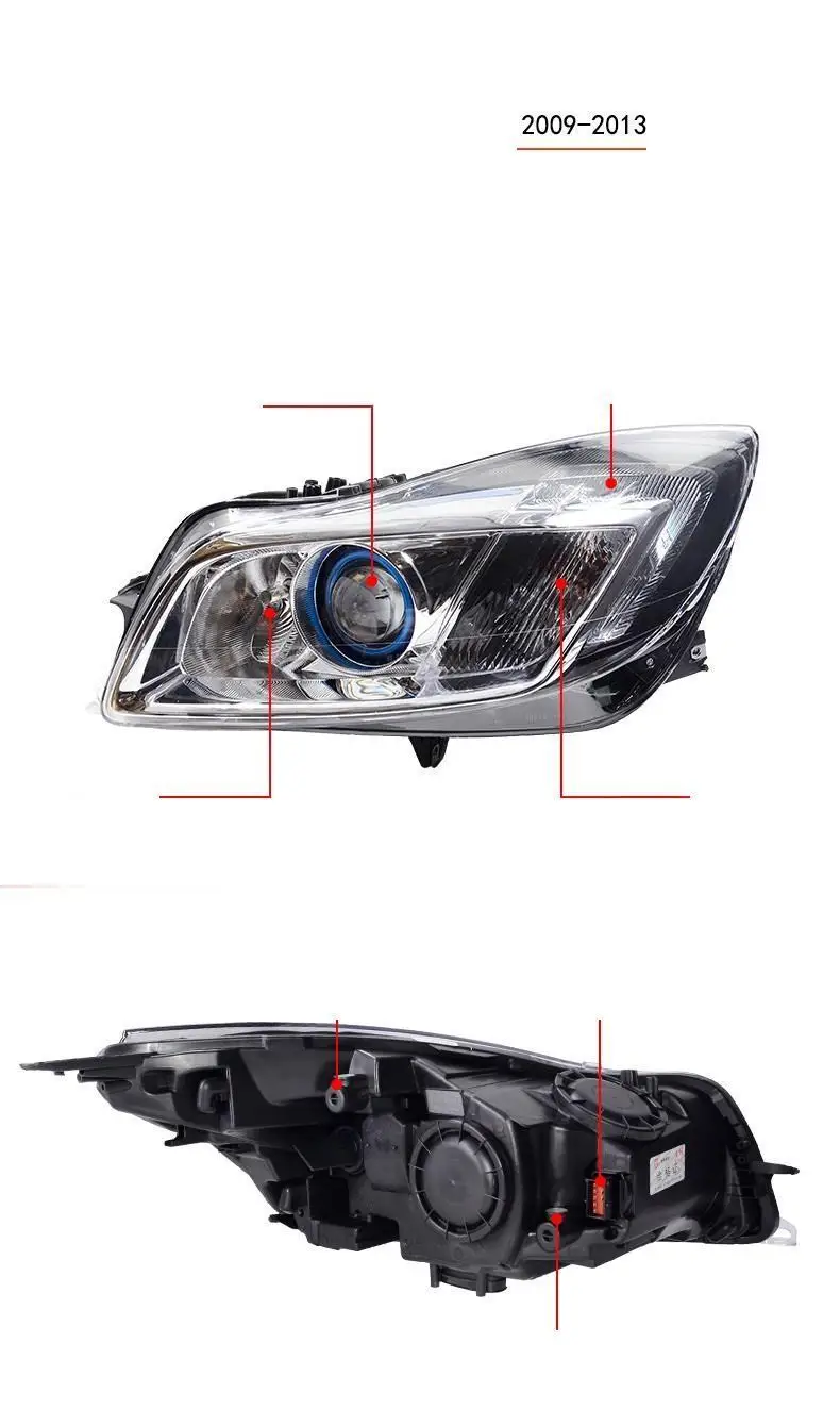 Наружные Drl дневные Neblineros Luces Para Авто Стайлинг светодиодные ходовые Автомобильные фары передние противотуманные фары 13 для Buick Regal