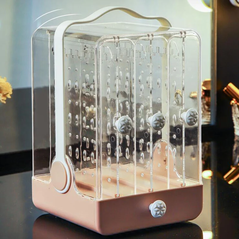 Коробка для хранения серег стеллаж ювелирных изделий органайзер держатель