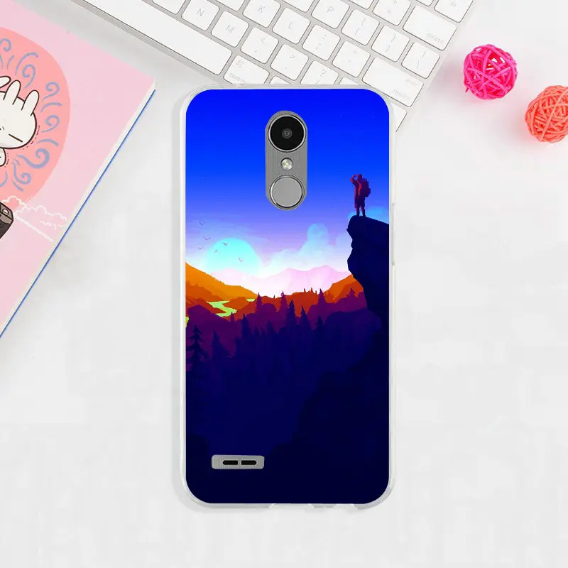Мягкие чехлы для телефонов из ТПУ LG G2 G3 Mini G4 Stylus G5 G6 G7 ThinQ K4 K7 K8 K10 2017 2018 Firewatch горный