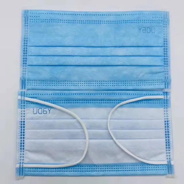Certified Surgical Mask Disposable Medical Adult Face Mouth Masks Non-Woven Filter Anti Facial Mask 3-Layers Protective 6