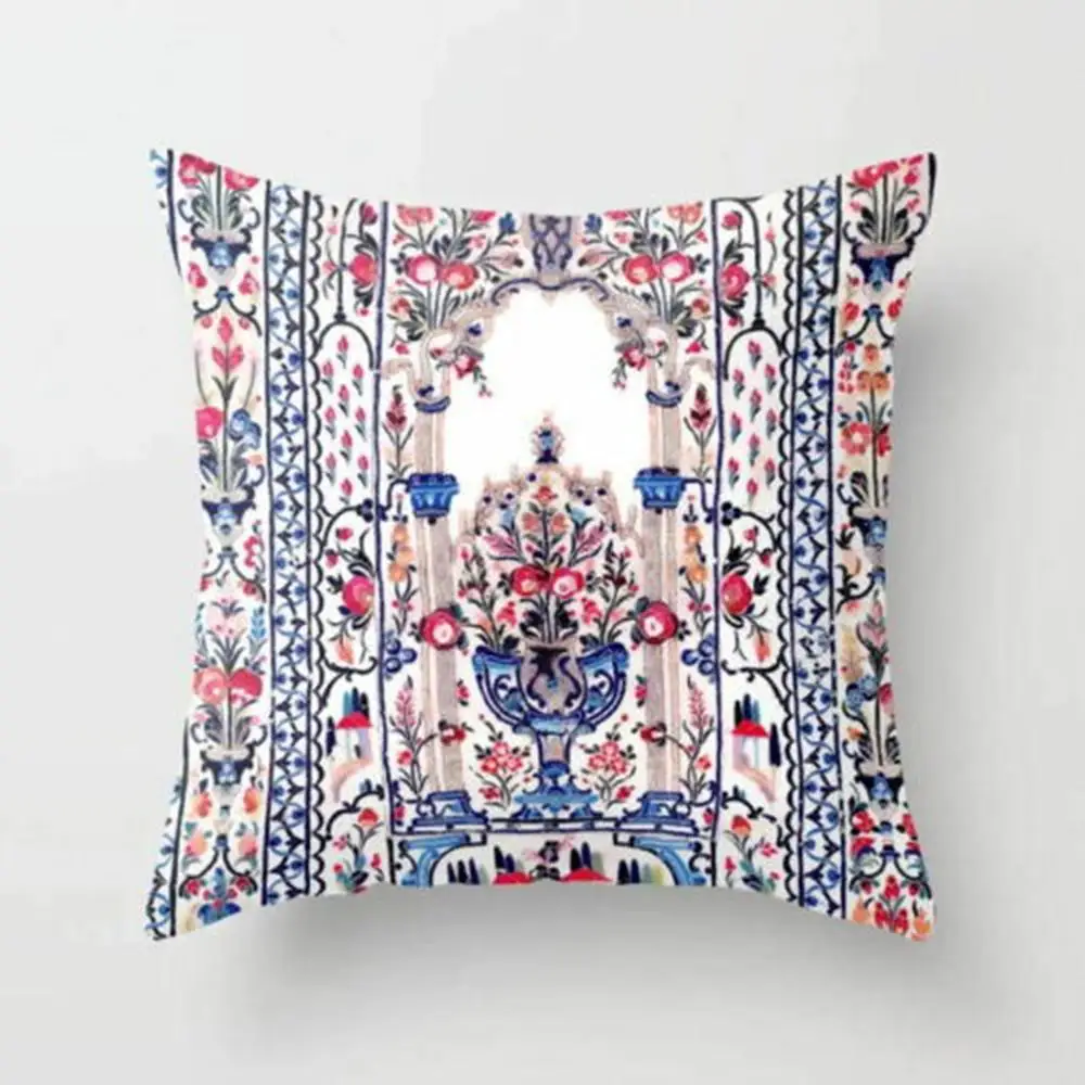

Artificial Bohemian Style Pillows Case Throw Cushion Cover For Sofa Car Bed Home Decor Sofa Living Room Pillowcase