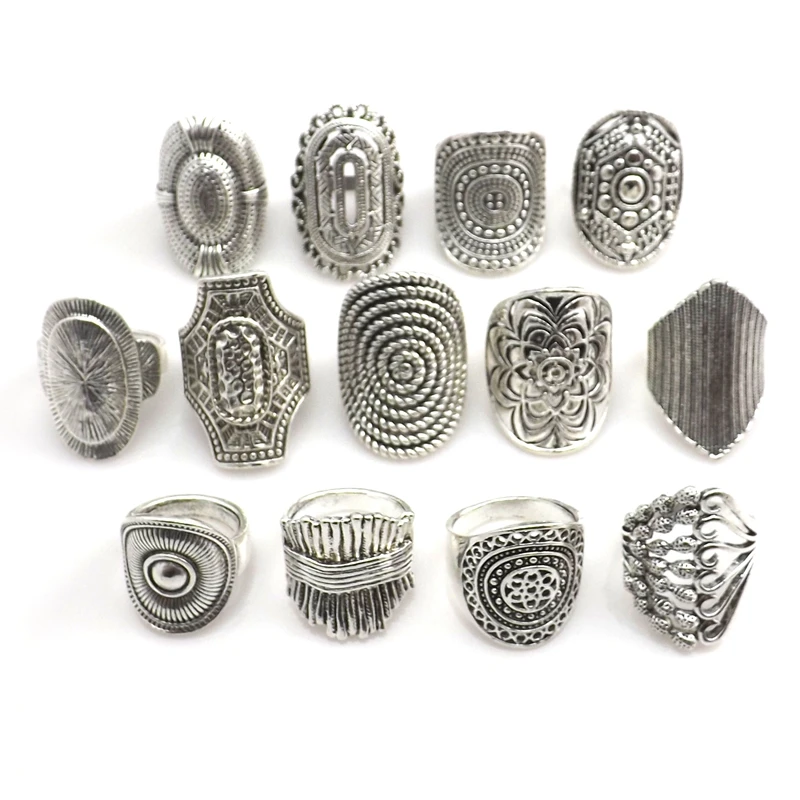 Кольца Creativo в китайском традиционном стиле серебряное кольцо розницу 50 шт./лот |