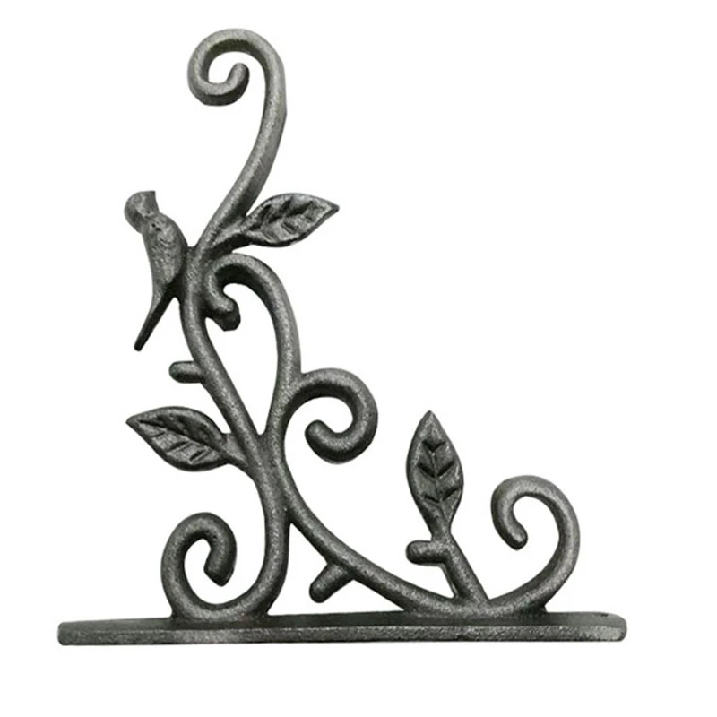 

Hanging Plant Hook Cast Iron Flower Basket Hooks Bracket Hanger for Bird Feeder Lantern Planters Pots Wind Chimes