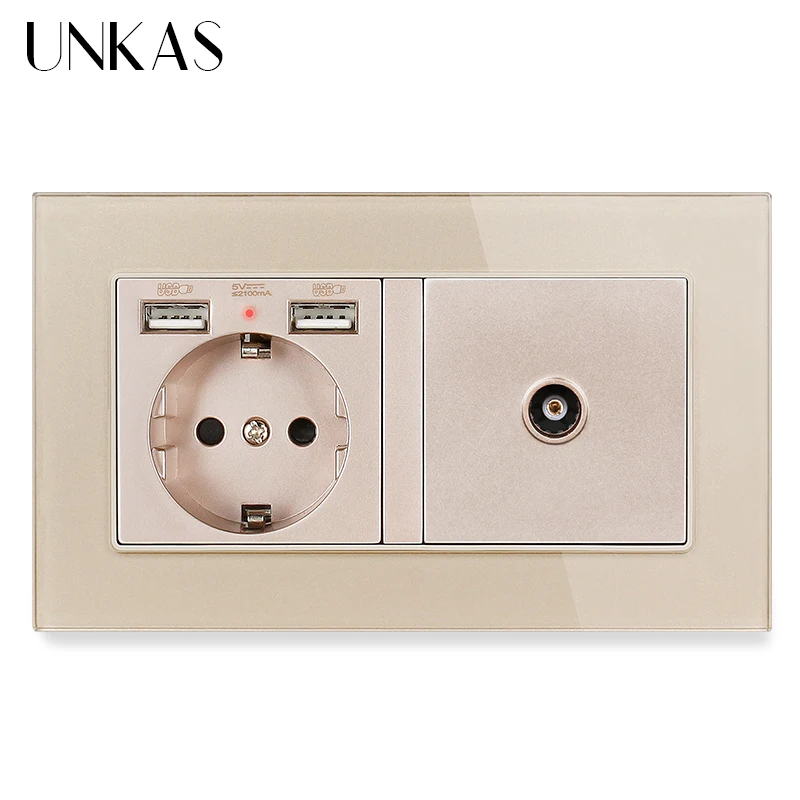 UNKAS гнездо питания стандарта ЕС на основе Женские туфли плоской подошве ТВ Джек