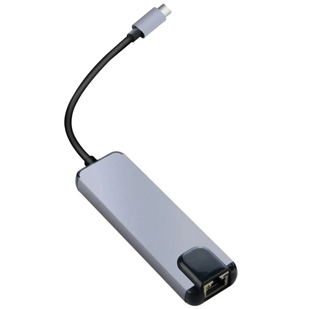 5 в 1 usb type C концентратор Hdmi 4K USB к Gigabit Ethernet Rj45 Lan адаптер для Mac book Pro Thunderbolt 3 USB-C