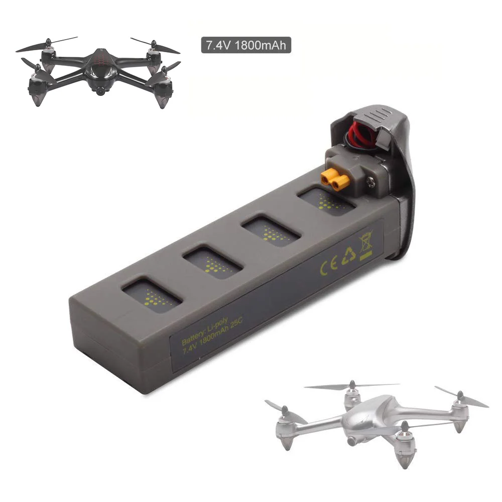 Модульный литий-полимерный Аккумулятор 7 4 В 1800 мАч для MJX B2SE JJRC X8 RC Drone WiFi FPV Quadcopter