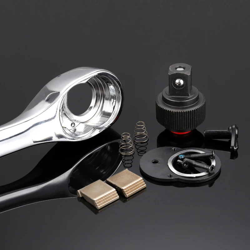 72 Зубы высокий крутящий момент быстрая набор гаечное ключа с изогнутой ручкой