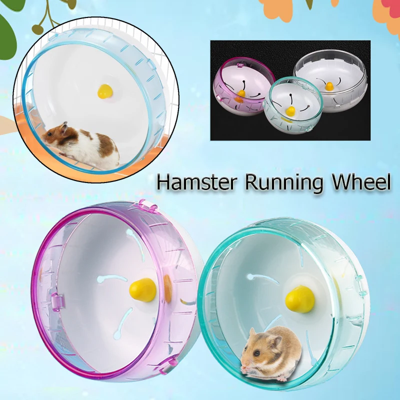 

New Hamster Running Disc Durable Jogging Wheel Plastic Pet Sports Wheel Funny Rotating Wheel 3 Sizes High Quality Pet Toys