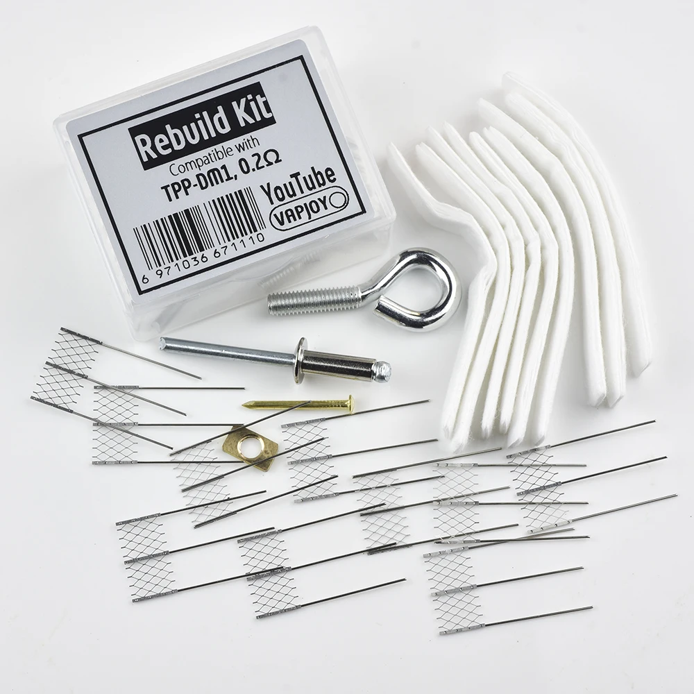 Набор для самостоятельного ремонта TPP DM1 DM2 0.15ohm 0.2ohm сетчатая катушка