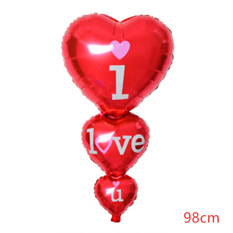 as picture Воздушные шары с большими буквами LOVE Siamesed фольгированные воздушные шары для свадебного декора романтические шары на День святого Валентина любовные буквы шарики Вечерние принадлежности - Цвет: as picture