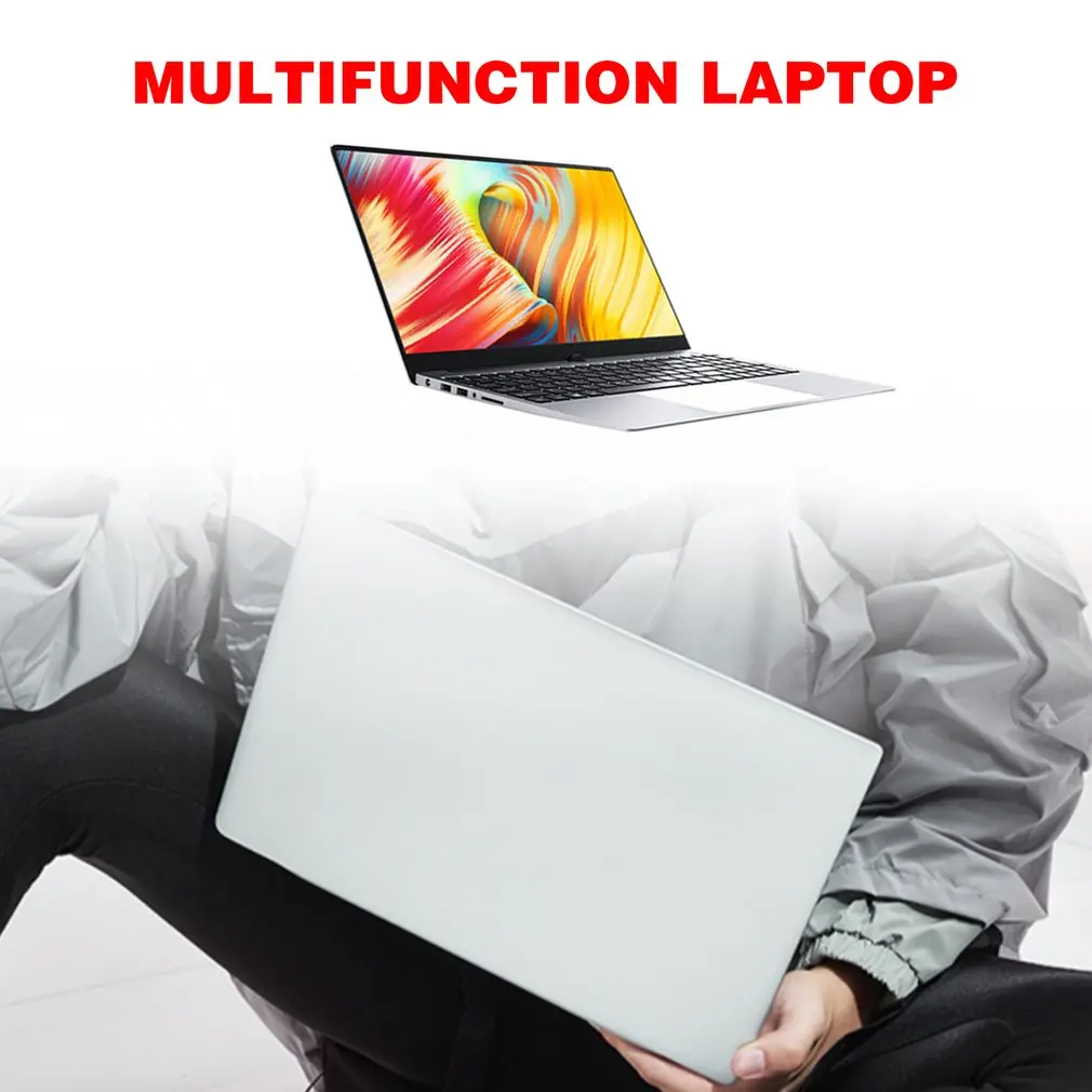 

Multifunction 15.6-inch 1080P Ultra-thin Windows 10 Laptop 2G+32GB High Speed Operation Studying Office Laptop