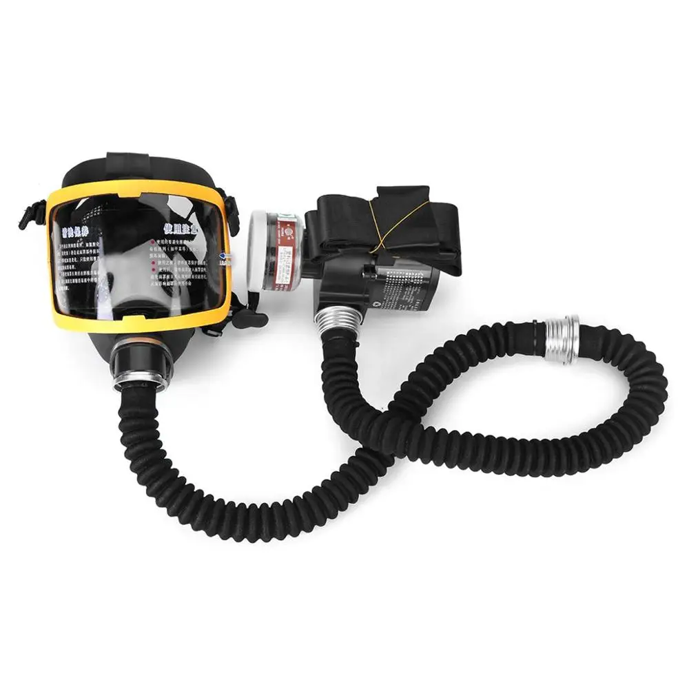 

Full Face Gas Mask Respirator System respirator Mask Protective Electric Constant Flow Supplied Air Workplace Safety Supplie