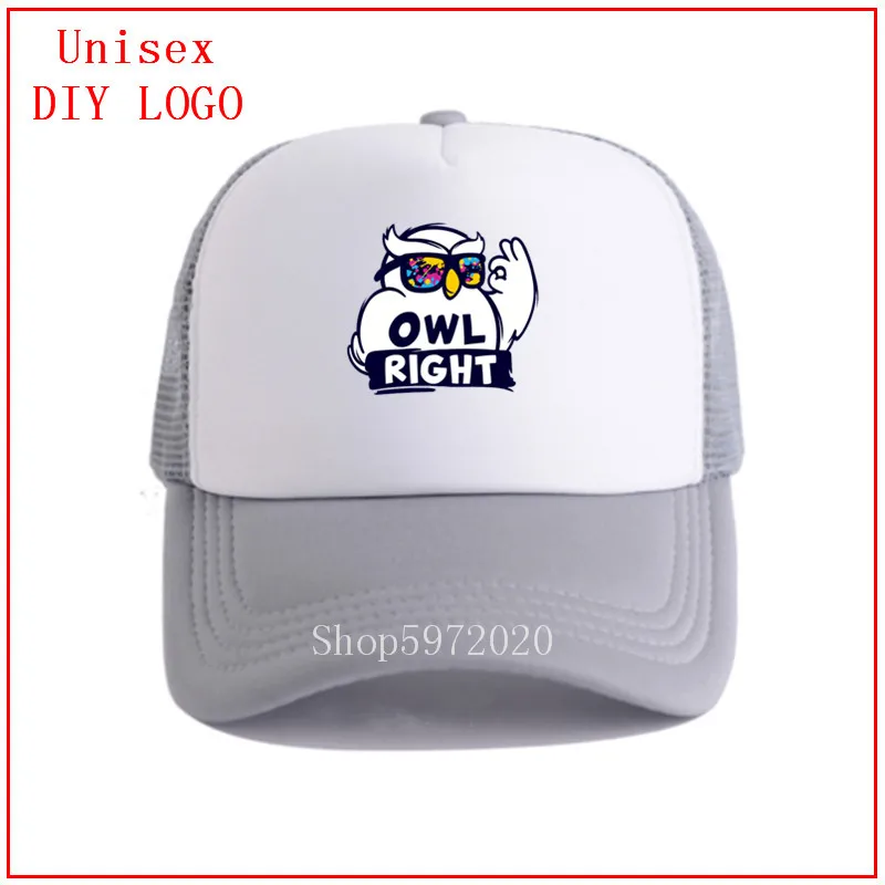 Кепка с рисунком совы для женщин и мужчин бейсболка хвоста летняя кепка|Мужские