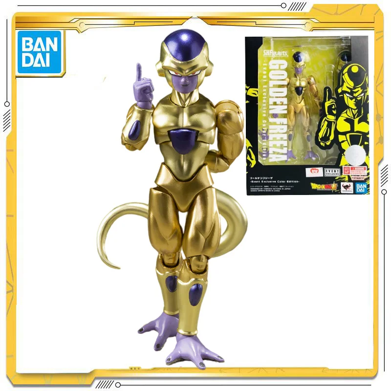 Оригинальный BANDAI SHF Драконий жемчуг Z Золотой Фриза аниме фигурная игрушка для