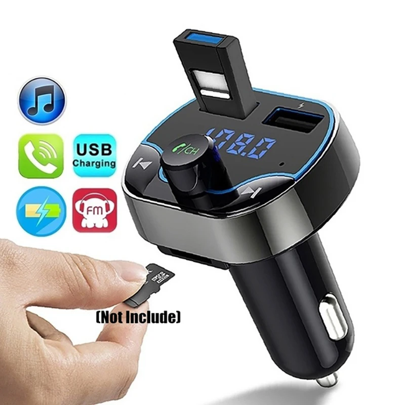 Visting Автомобильный Bluetooth 4,2 FM передатчик беспроводной радиопередатчик адаптер громкой связи с мульти защитой поддержка TF