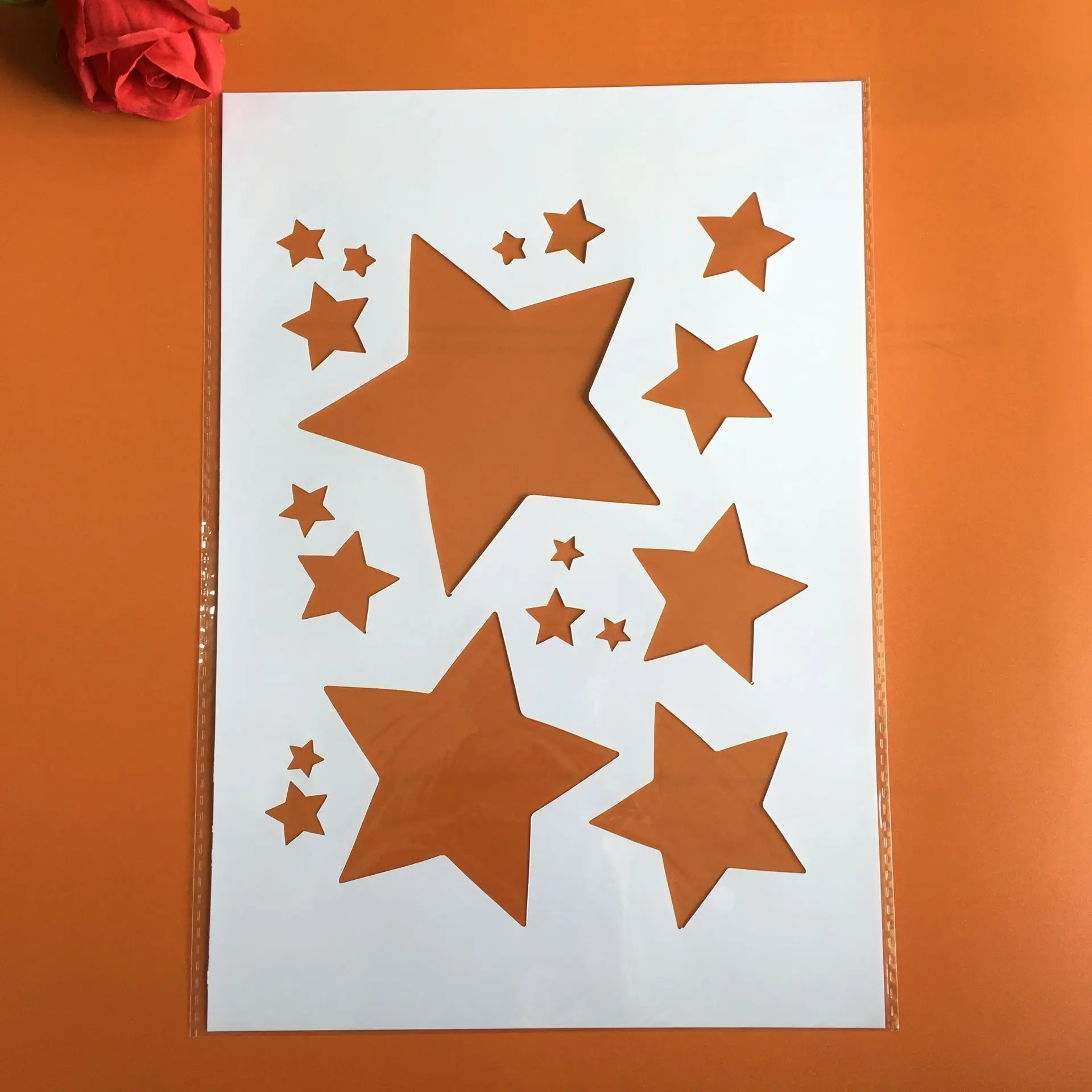 A4 29*21 см пентаграмма DIY Трафареты настенная живопись раскраска для скрапбукинга