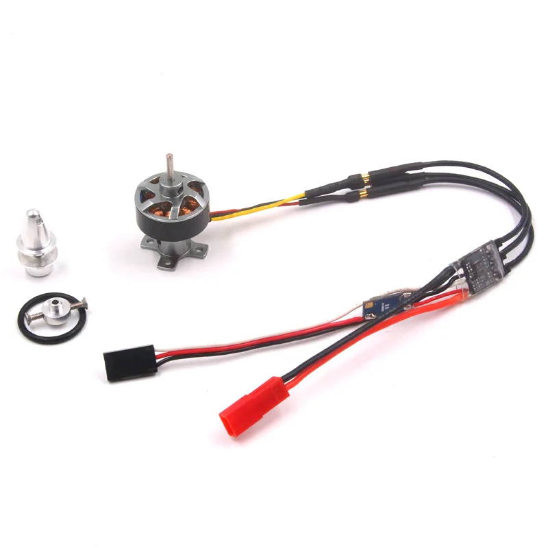 1 шт. RC самолет 2211 2300KV бесщеточный двигатель 2S 7A ESC Регулятор скорости для модели с