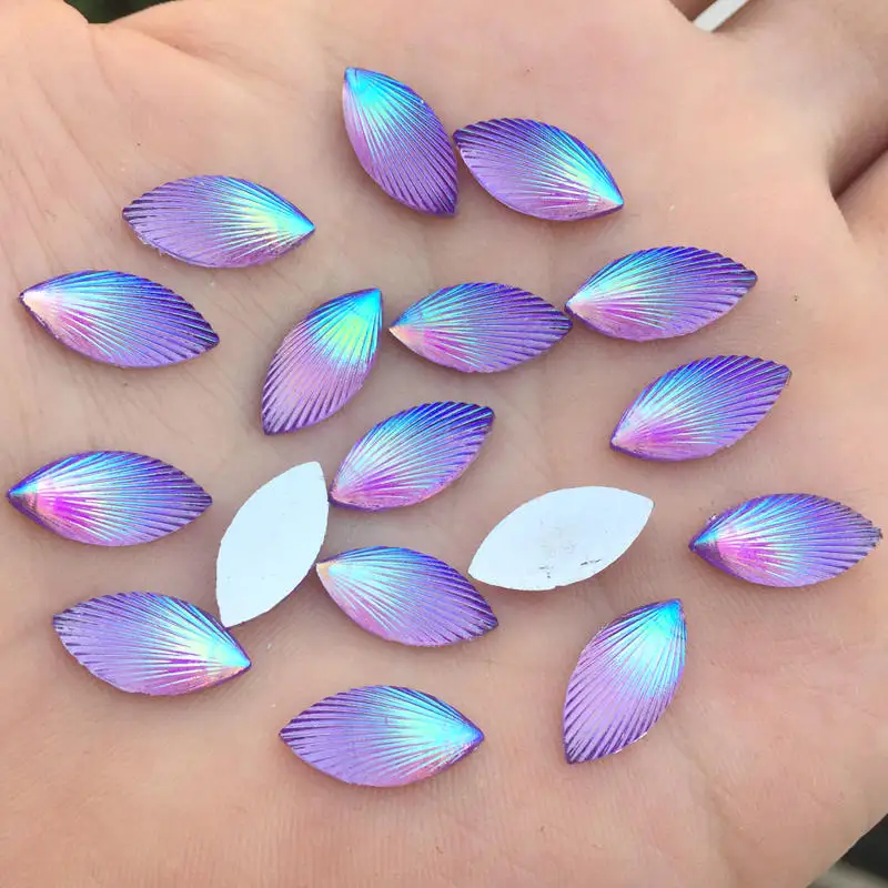 A347 7*15 мм в форме конского глаза AB ткань со стразами аксессуары для телефона плоские задние вечерние украшения. 80 шт-A34 - Цвет: A347