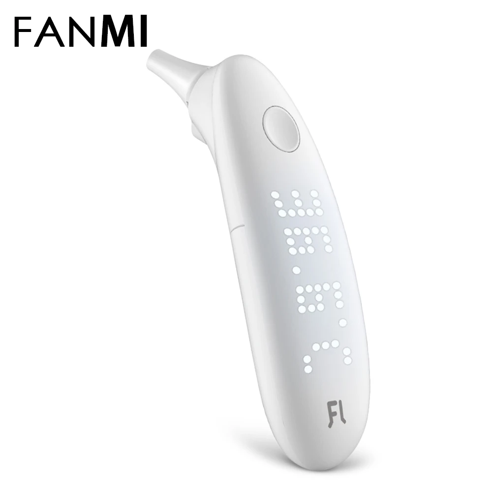 as the picture Горячая Xiaomi Fanmi двойного использования умный лоб темометр светодиодный цифровой дисплей ухо температура монитор термометр для младенца - Цвет: as the picture
