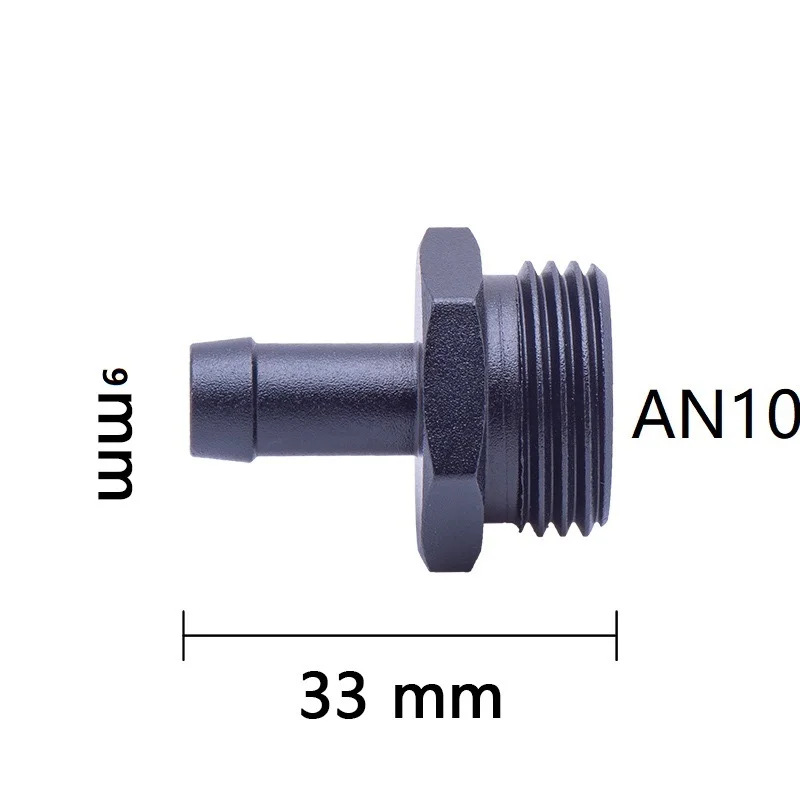 Алюминиевый Масляный шланг прямой фитинг адаптер шланга от an6 до an8 AN10 9 мм AN12 AN6