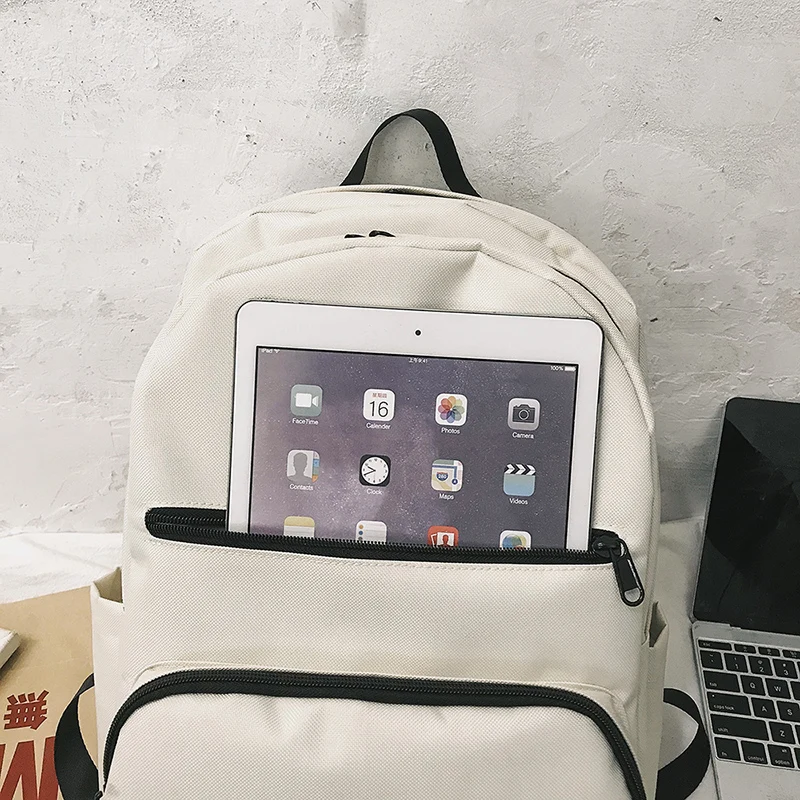 Модный женский рюкзак холщовый для ноутбука школьные сумки девочек-подростков