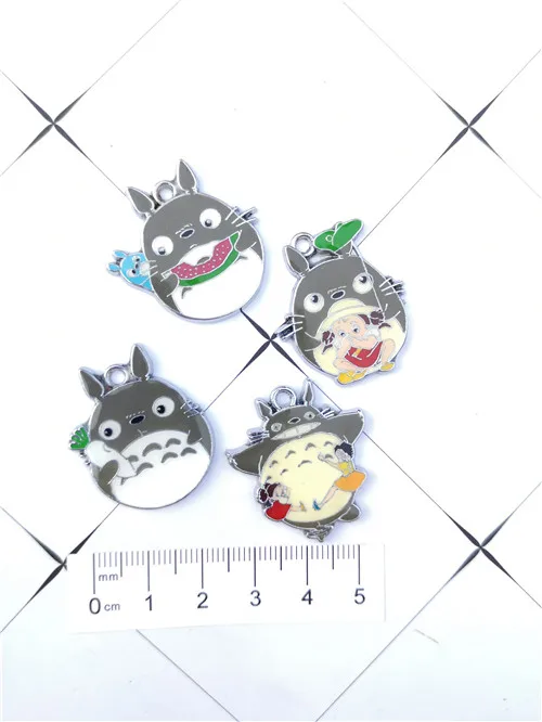 10 шт. ожерелье из японского аниме Мой сосед Тоторо цепочка для ключей эмалевые