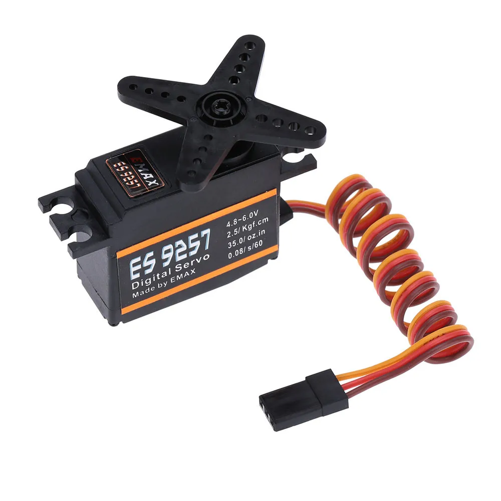 

Original EMAX ES9257 Metal Gear Digital Rotor Tail Servo For 450 Helicopters