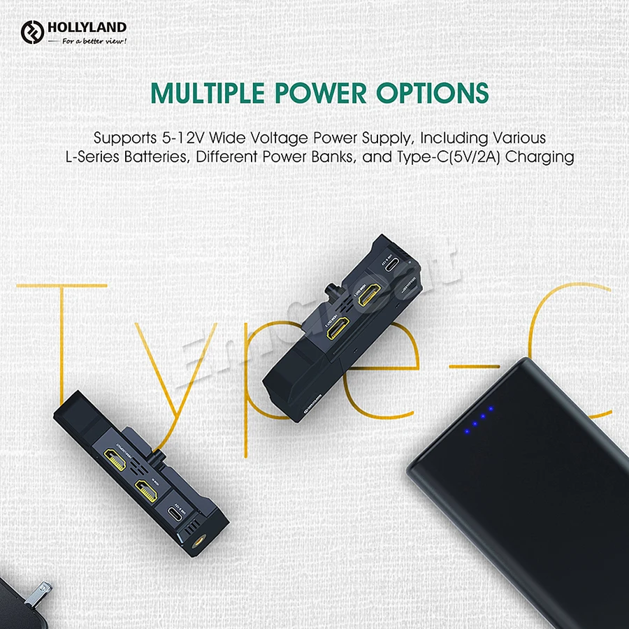 

Hollyland MARS 300 Pro Image Wireless Video Transmission Transmitter & Receiver for Sony Canon Nikon DSLR Camera & Gimbal