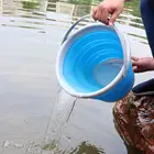 Складное ведро для очистки воды складное ведро для хранения Швабра умывальник применимый пластиковый складной рыбацкий открытый кемпинг Ванна
