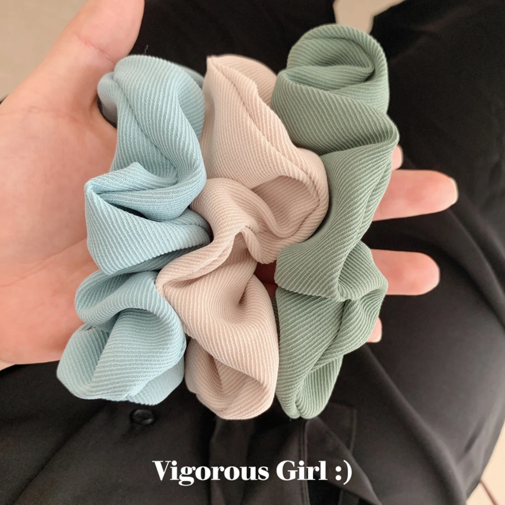 

New arrival Fashion women lovely Hair bands bright color hair scrunchies girl's hair Tie Accessories Ponytail Holder
