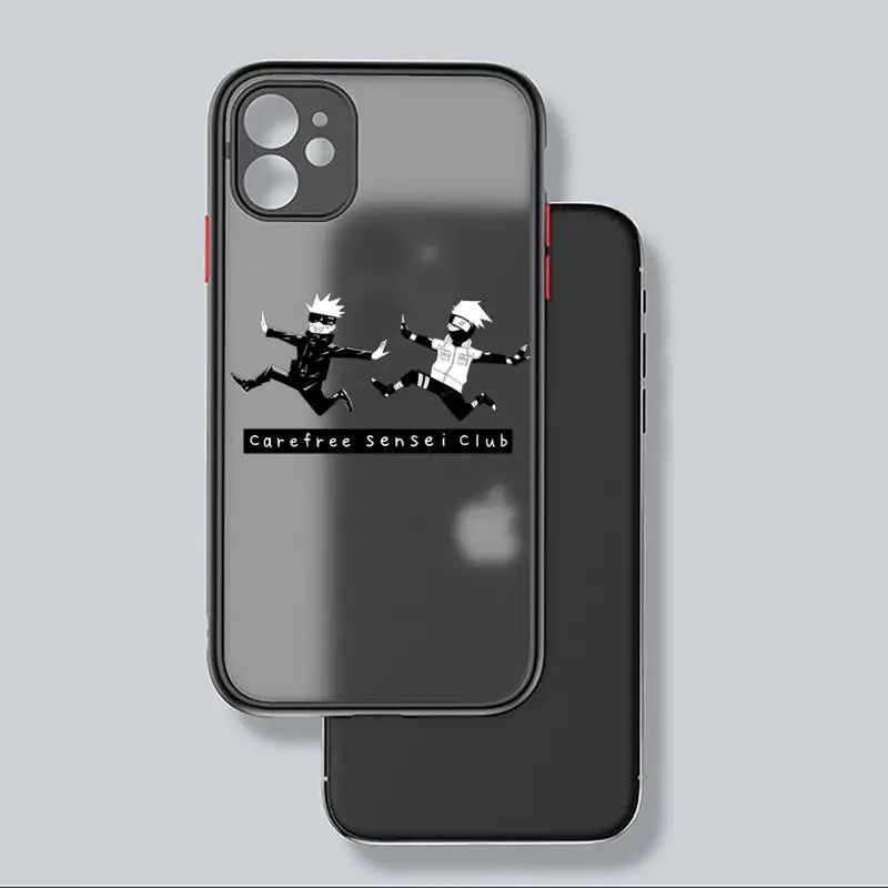 

Jujutsu Kaisen Phone Case black matte transparent For iPhone 7 8 x xs xr 11 12 pro plus mini max Clear Funda